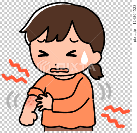 女孩抓傷手臂 114864522