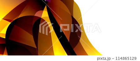Trendy simple fluid color gradient abstract background with dynamic wave line effect. Vector Illustration For Wallpaper, Banner, Background, Card, Book Illustration, landing page 114865129