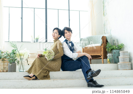 ブライダル ウェディング 新郎新婦 ブライダル ウェディング 新郎新婦 114865849