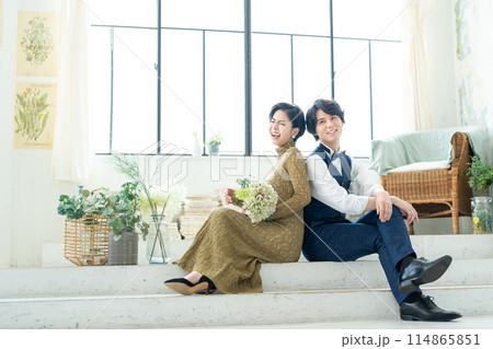 ブライダル　ウェディング　新郎新婦 114865851