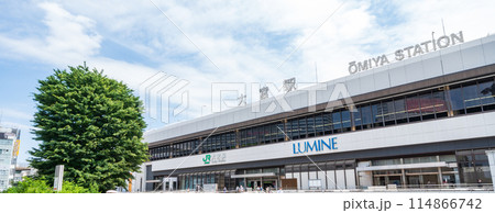 「埼玉県」JR大宮駅西口の風景 「埼玉県」JR大宮駅西口の風景 114866742