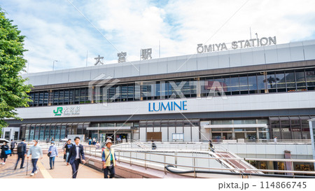 「埼玉県」JR大宮駅西口の風景 114866745
