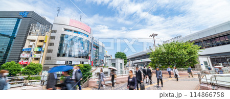 「埼玉県」JR大宮駅西口の風景 「埼玉県」JR大宮駅西口の風景 114866758