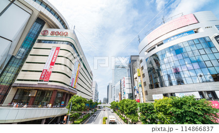 「埼玉県」JR大宮駅西口の風景 「埼玉県」JR大宮駅西口の風景 114866837