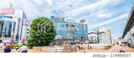 「埼玉県」JR大宮駅西口の風景 114866853