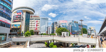「埼玉県」JR大宮駅西口の風景 114866872