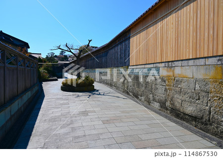 加賀橋立 北前船主集落　古い町並み　加賀市 114867530
