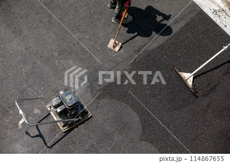 アスファルト造成工事 114867655