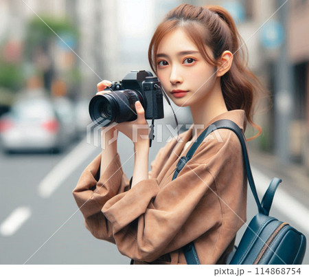スナップ写真を楽しむフォトグラファー 114868754