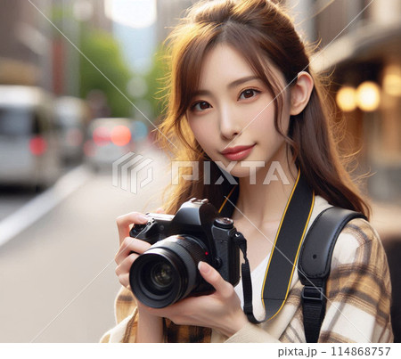 スナップ写真を楽しむフォトグラファー 114868757