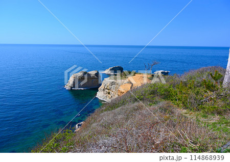 加佐ノ岬　加賀海岸　加賀市 114868939