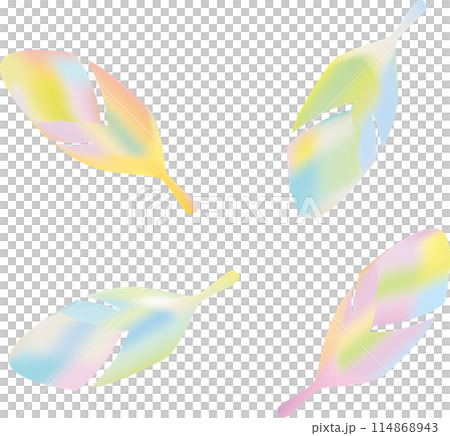Colorful bird feathers illustration Colorful bird feathers illustration 114868943