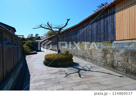 加賀橋立 北前船主集落 古い町並み 加賀市 加賀橋立 北前船主集落 古い町並み 加賀市 114869537