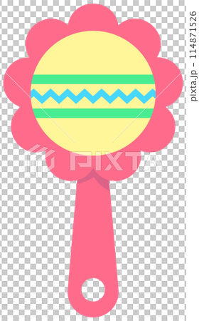 cute sweet hand drawn colorful toys for kid illustration baby toy music instrument 114871526