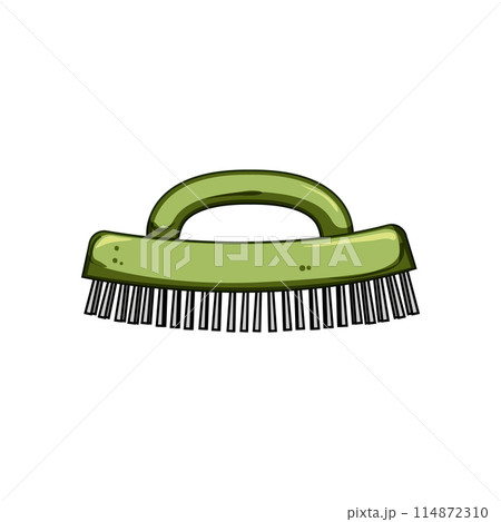 removal wire brush cartoon vector illustration 114872310