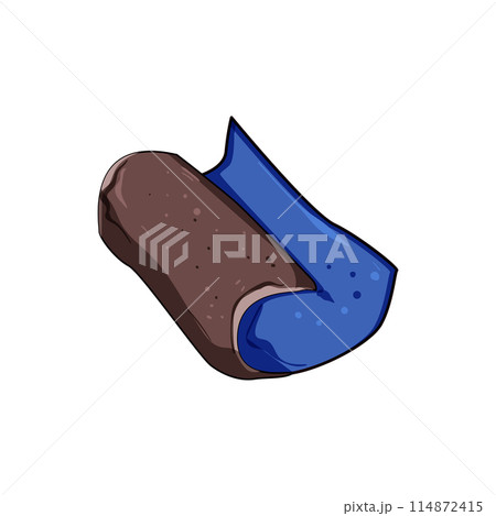 sand sandpaper cartoon vector illustration 114872415