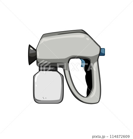 logo paint sprayer cartoon vector illustration 114872609
