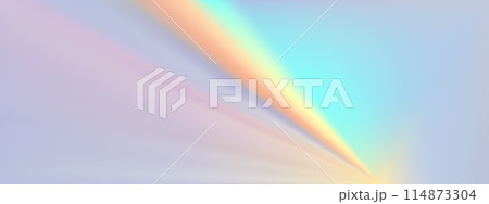 Blue, mauve and purple bg with rays from the down side, created by refracting light through a prism or piece of glass 114873304