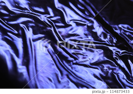 Abstract Silver paper Texture Macro shot Abstract Silver paper Texture Macro shot 114873433
