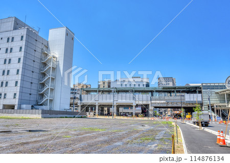 神奈川県川崎市の都市風景 登戸駅 神奈川県川崎市の都市風景 登戸駅 114876134