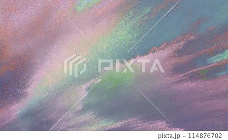 カラフルなデジタルノイズのテクスチャ 114876702