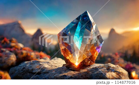 異世界の幻想的な水晶 異世界の幻想的な水晶 114877016