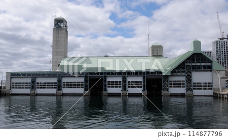 Toronto water Police at lake Ontario - travel photography Toronto water Police at lake Ontario - travel photography 114877796