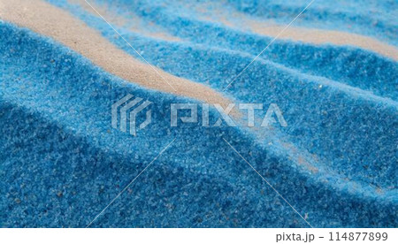 青い砂のテクスチャ 114877899