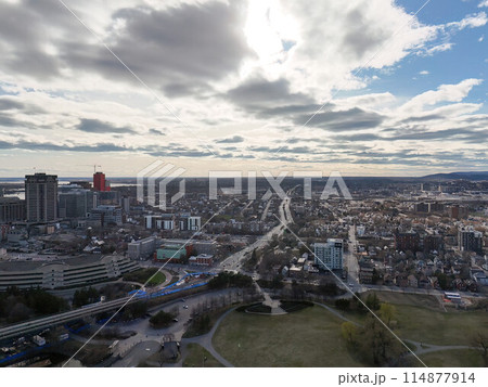The city of Ottawa from above view over the Quebec side The city of Ottawa from above view over the Quebec side 114877914