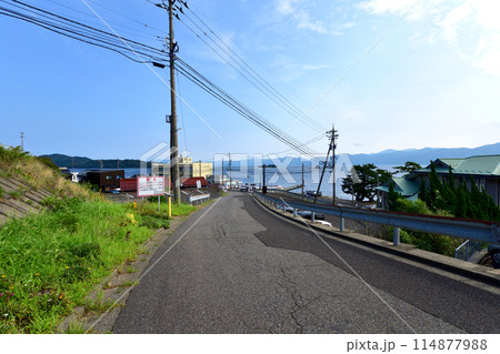 福井県敦賀市中心部から色浜地区までの県道風景(2022夏) 114877988