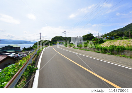 福井県敦賀市中心部から色浜地区までの県道風景(2022夏) 福井県敦賀市中心部から色浜地区までの県道風景(2022夏) 114878002