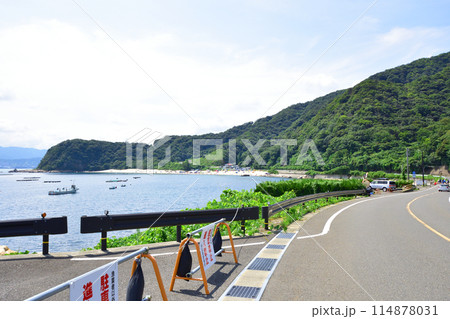 福井県敦賀市中心部から色浜地区までの県道風景(2022夏) 114878031