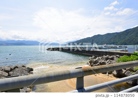 福井県敦賀市中心部から色浜地区までの県道風景(2022夏) 114878050