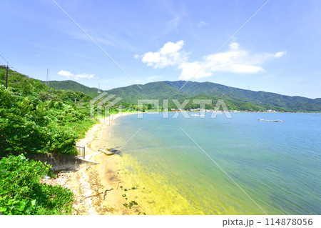 福井県敦賀市中心部から色浜地区までの県道風景(2022夏) 114878056