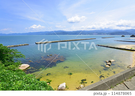 福井県敦賀市中心部から色浜地区までの県道風景(2022夏) 福井県敦賀市中心部から色浜地区までの県道風景(2022夏) 114878065