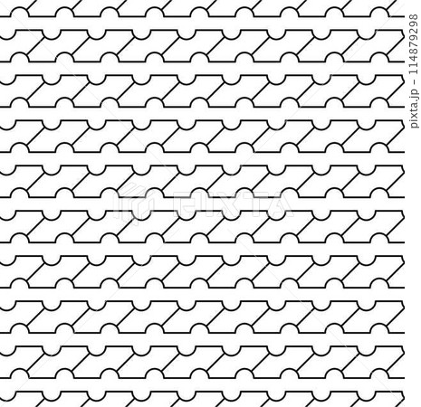 Seamless elegant vector background with repeating geometric elements 114879298