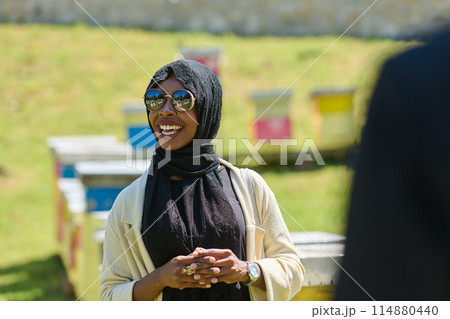 A Journey Through Nature's Beehives with an African American Muslim Woman A Journey Through Nature's Beehives with an African American Muslim Woman 114880440
