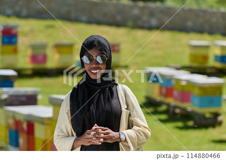 A Journey Through Nature's Beehives with an African American Muslim Woman A Journey Through Nature's Beehives with an African American Muslim Woman 114880466