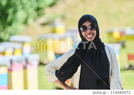 A Journey Through Nature's Beehives with an African American Muslim Woman A Journey Through Nature's Beehives with an African American Muslim Woman 114880472
