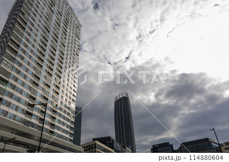 Modern architecture of the Slovak capital Bratislava 114880604