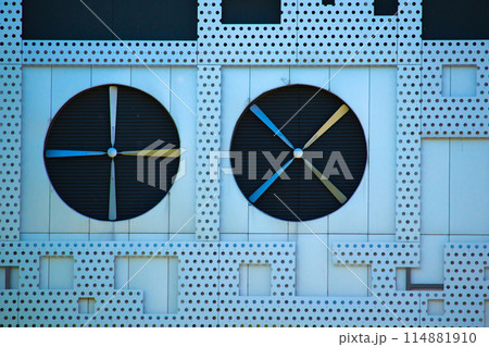 air ventilation systems installed outside 114881910