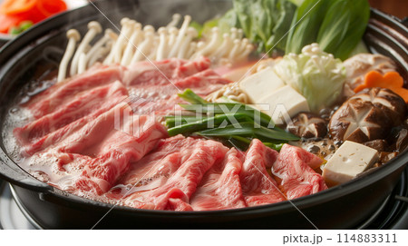 すき焼き 日本料理 114883311