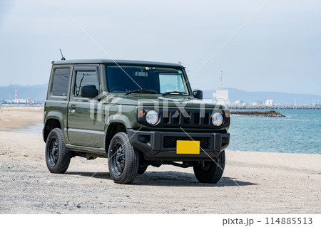 4WD 軽自動車 ドライブ 海 114885513