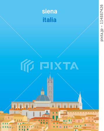 シエナ　siena　シエナ大聖堂　duomo di siena　トスカーナ　toscana　イタリア 114887426