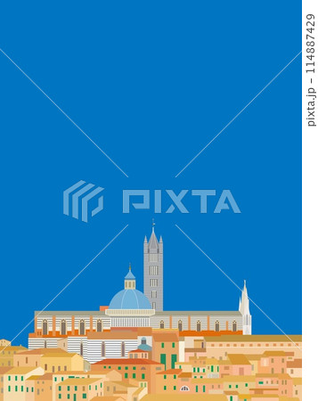 シエナ　siena　シエナ大聖堂　duomo di siena　トスカーナ　toscana　イタリア 114887429