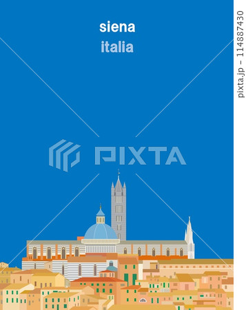 シエナ　siena　シエナ大聖堂　duomo di siena　トスカーナ　toscana　イタリア 114887430