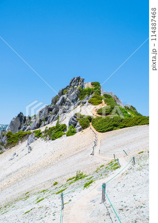 夏の燕岳登山（燕岳～北燕岳） 114887468