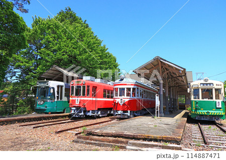 岐阜県美濃市、美濃駅の風景 114887471