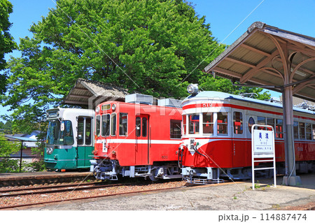岐阜県美濃市、美濃駅の風景 岐阜県美濃市、美濃駅の風景 114887474