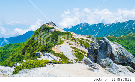 夏の燕岳登山(北燕岳~燕岳) 夏の燕岳登山(北燕岳~燕岳) 114887813